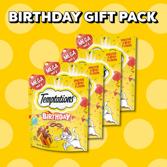 Birthday Gift Pack Yellow Background