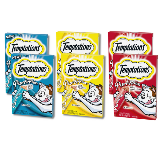 TEMPTATIONS Creamy Puree Bundle Front Pack 
