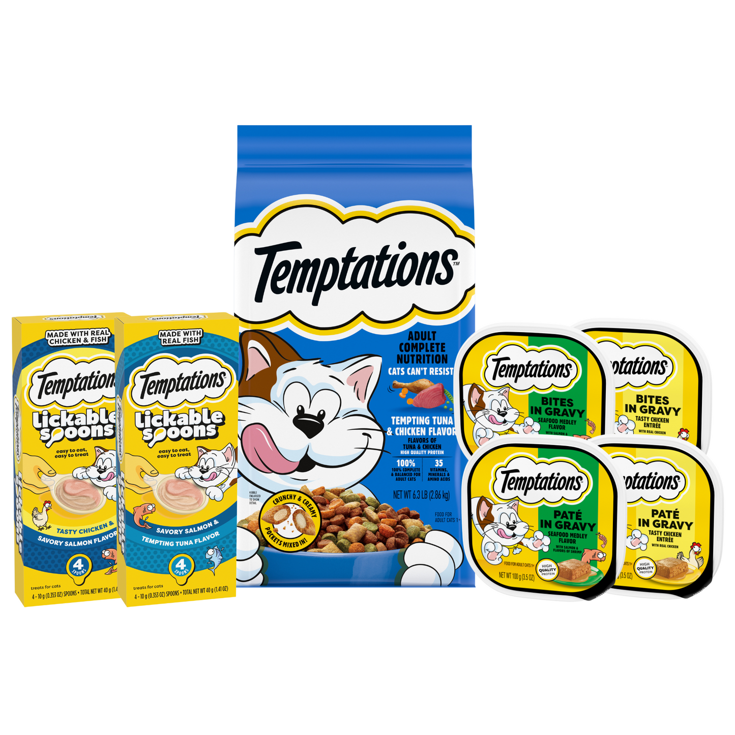 TEMPTATIONS Tasty Trio