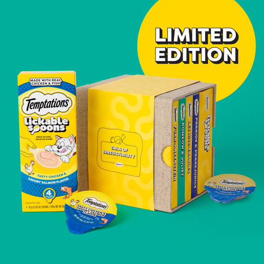 TEMPTATIONS™ Lickable Spoons Bundle + Free Tails of Irresistibility Book Set