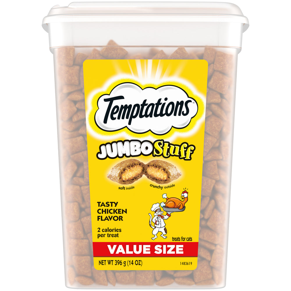 [Temptations][TEMPTATIONS JUMBO STUFF Tasty Chicken 14oz Value Pack][Main Image (Front)]