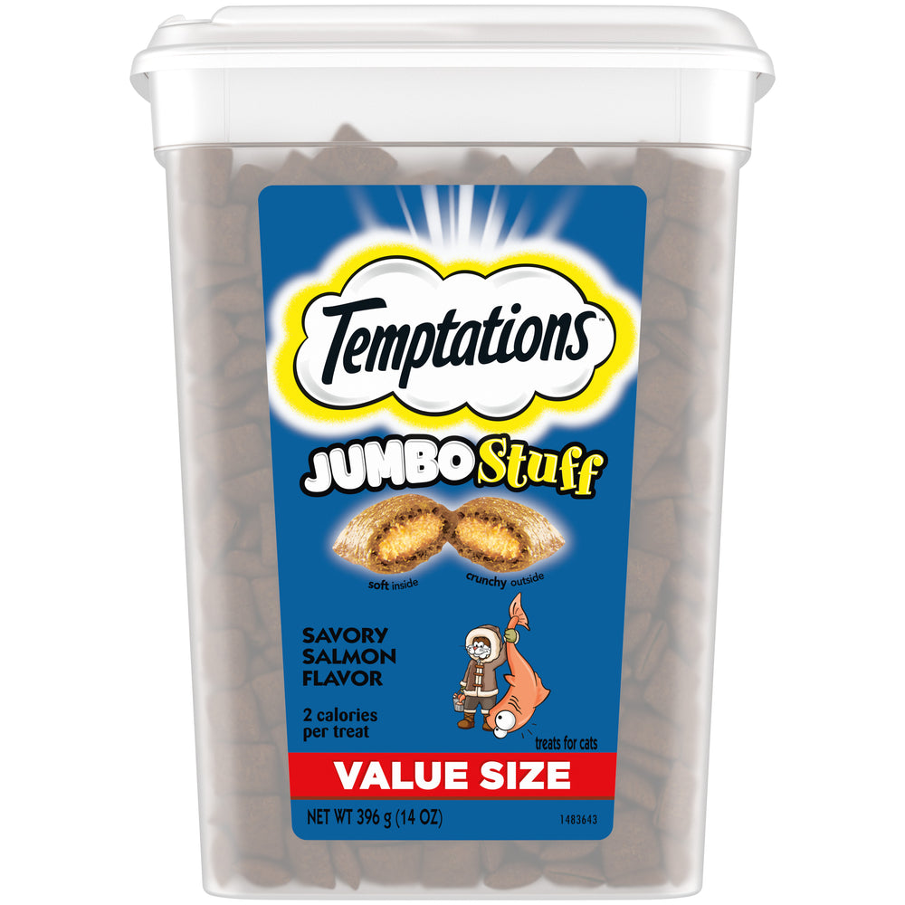 [Temptations][TEMPTATIONS JUMBO STUFF Savory Salmon 14oz Value Pack][Main Image (Front)]