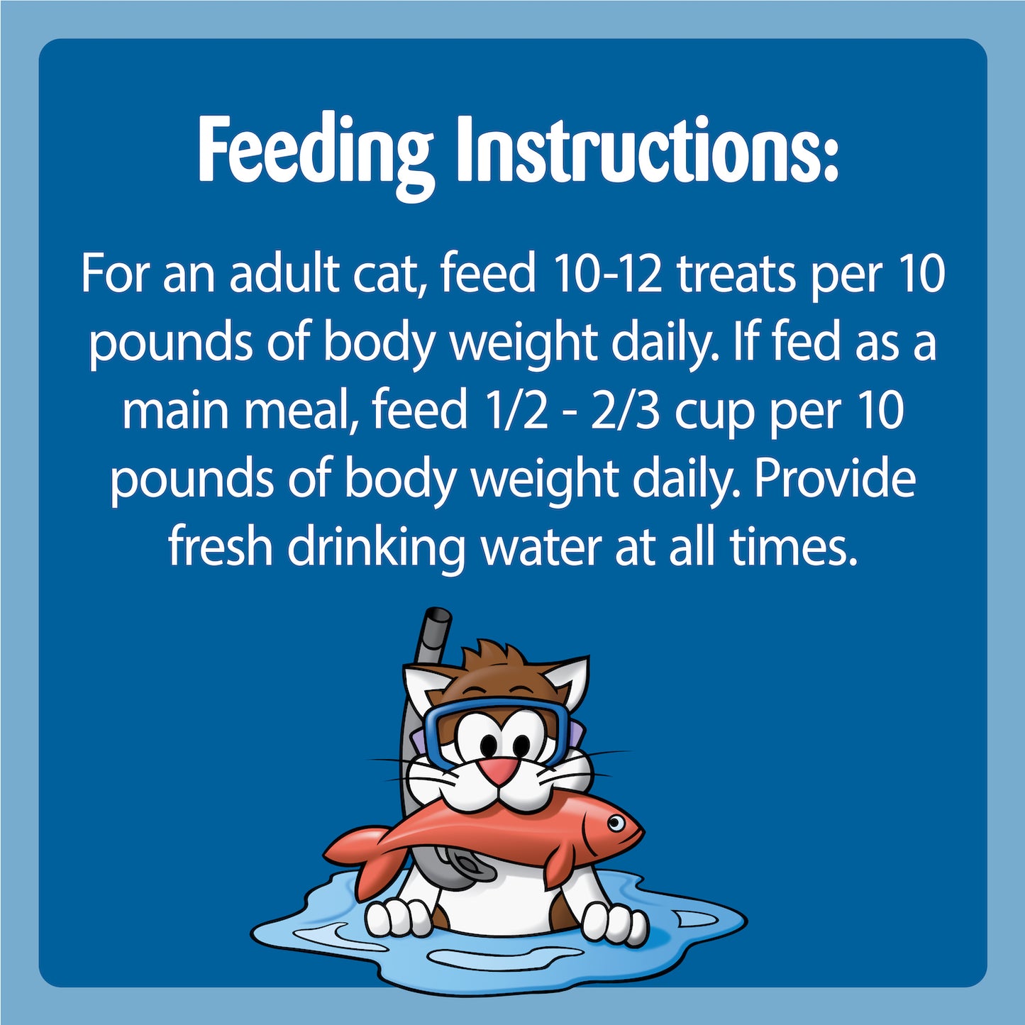 [Temptations][TEMPTATIONS Classic Cat Treats, Savory Salmon Flavor, 30 oz. Tub][Feeding Guidelines Image]